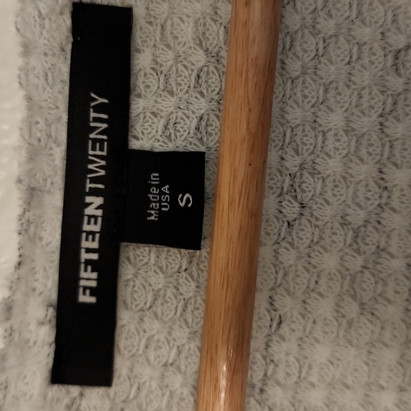 Fifteen Twenty Button Down Knotted Top - Picture 9 of 11